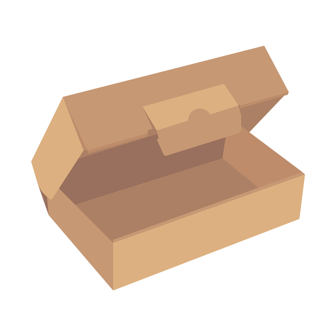 Grafik Maxibriefkarton braun