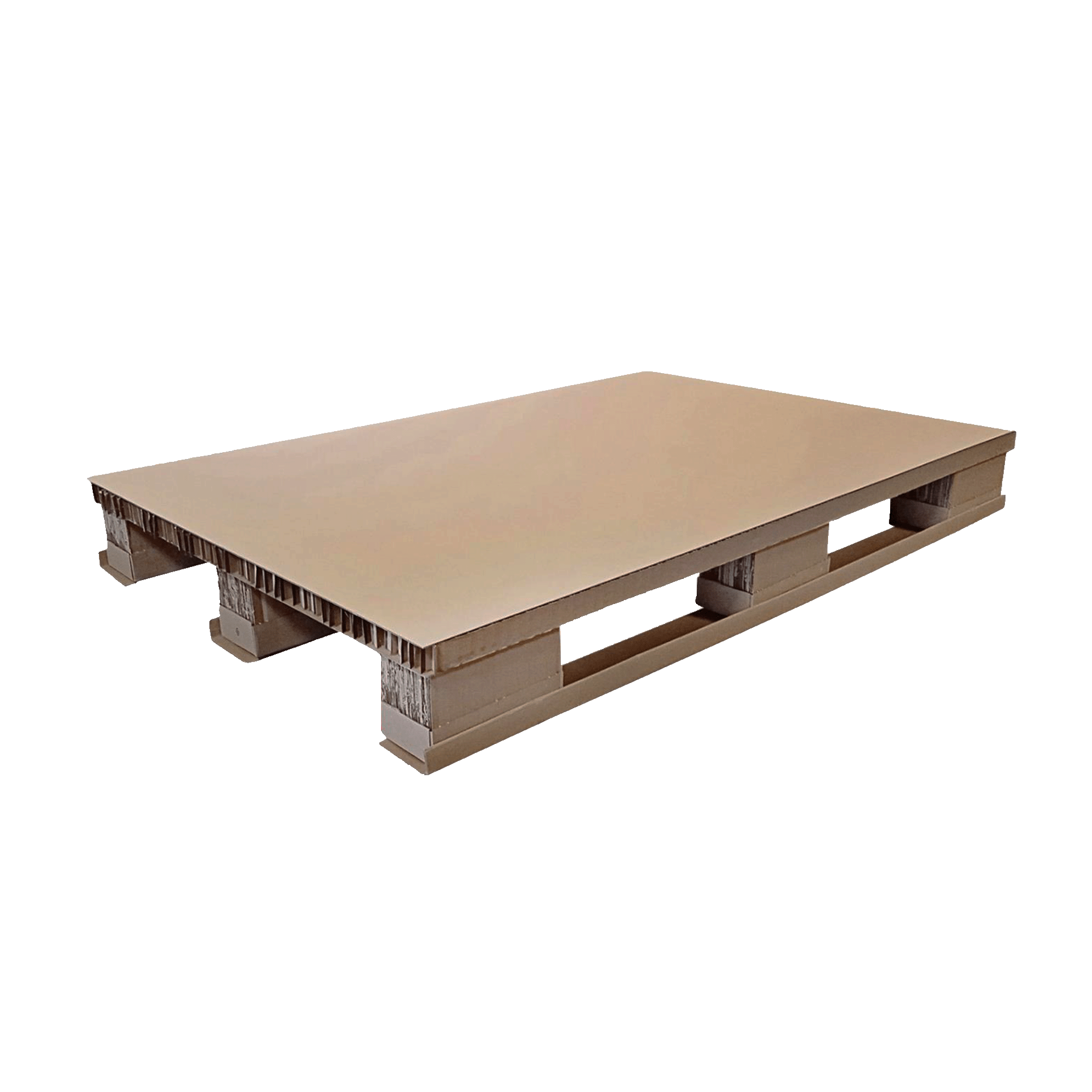 Papierpalette ohne Kantenschutz