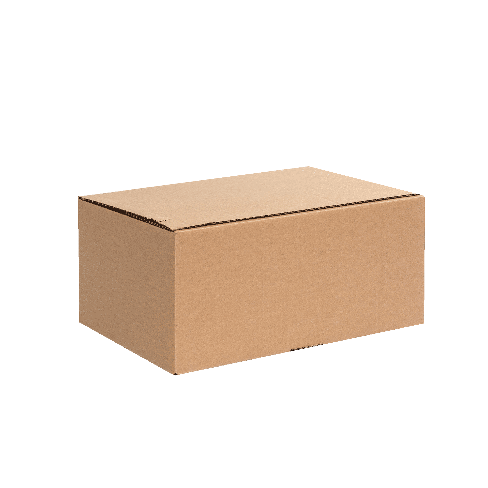 Blitzkarton braun 380x280x175mm Produkt geschlossen