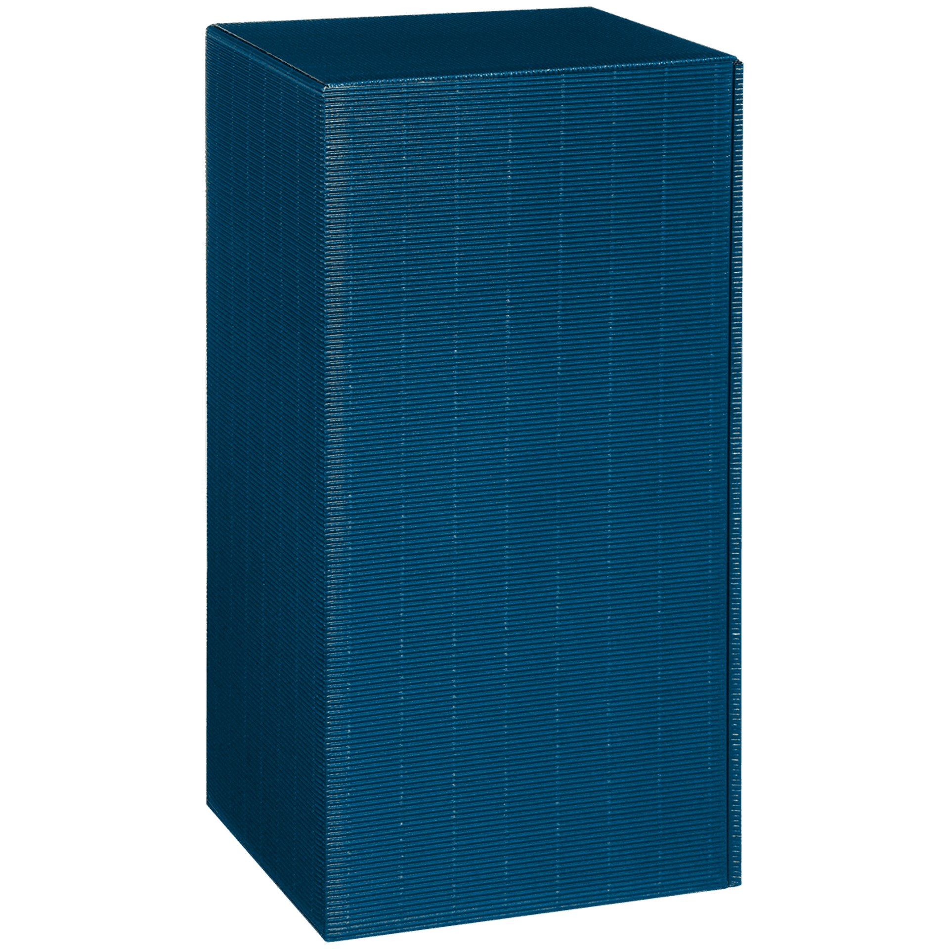 Präsentkarton - Saphirblau - 4 x 0,75 l