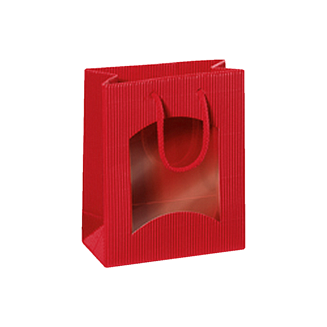 Geschenktüte Mini - Rot - 1 x 0,75 l