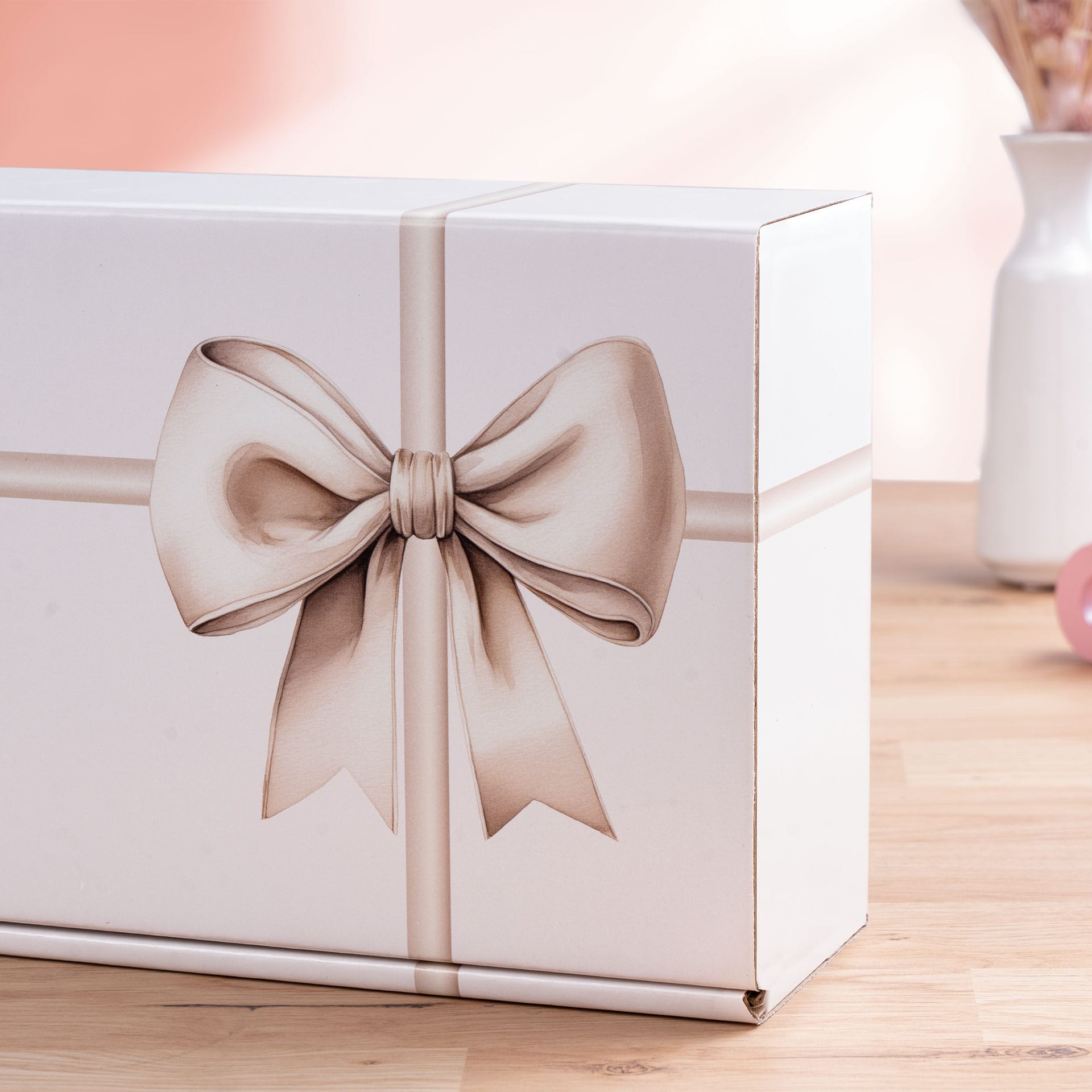 Detailaufnahme 2er Präsentkarton mit Motiv Eleganz