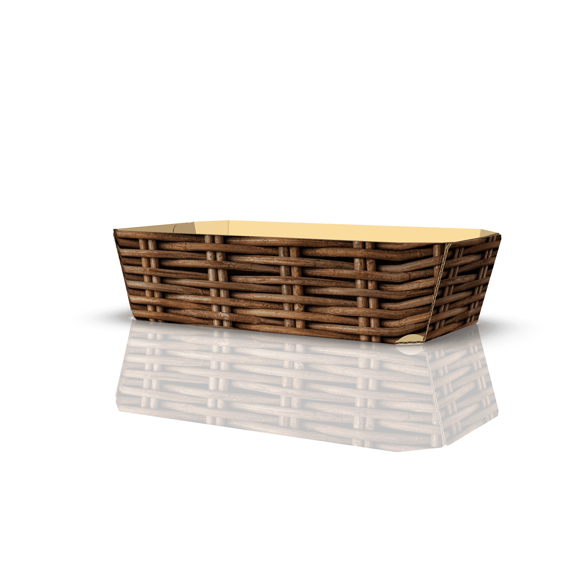 Schale für Suppengemüse Flechtkorb