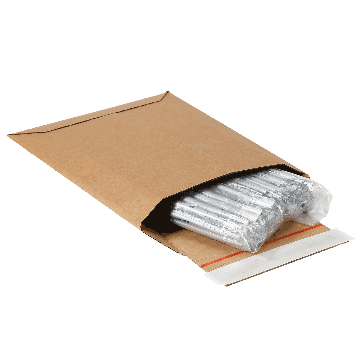 Versandtasche aus Wellpappe XS mit Stiften