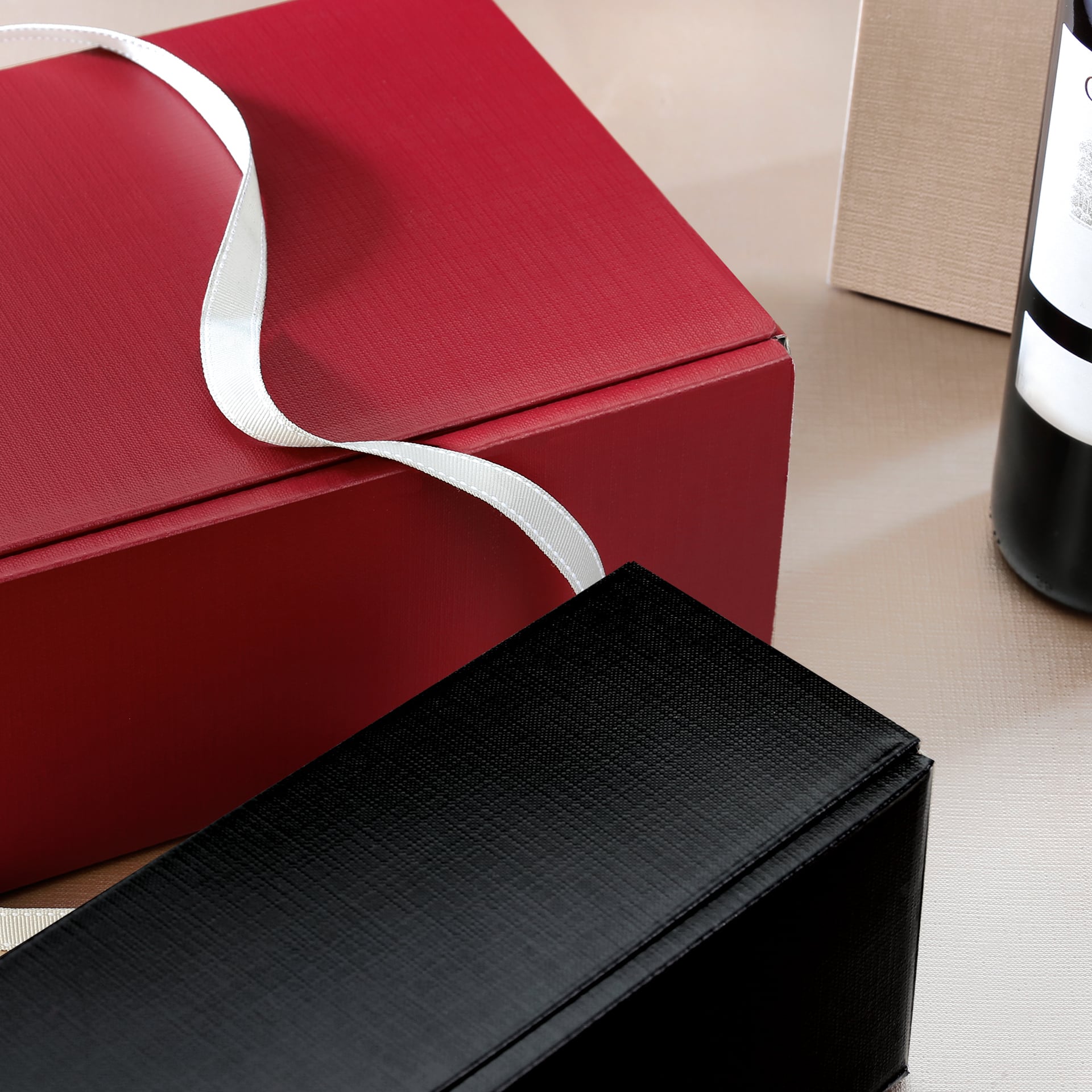 Präsentkarton - Intenso Bordeaux - 1 x 0,75 l