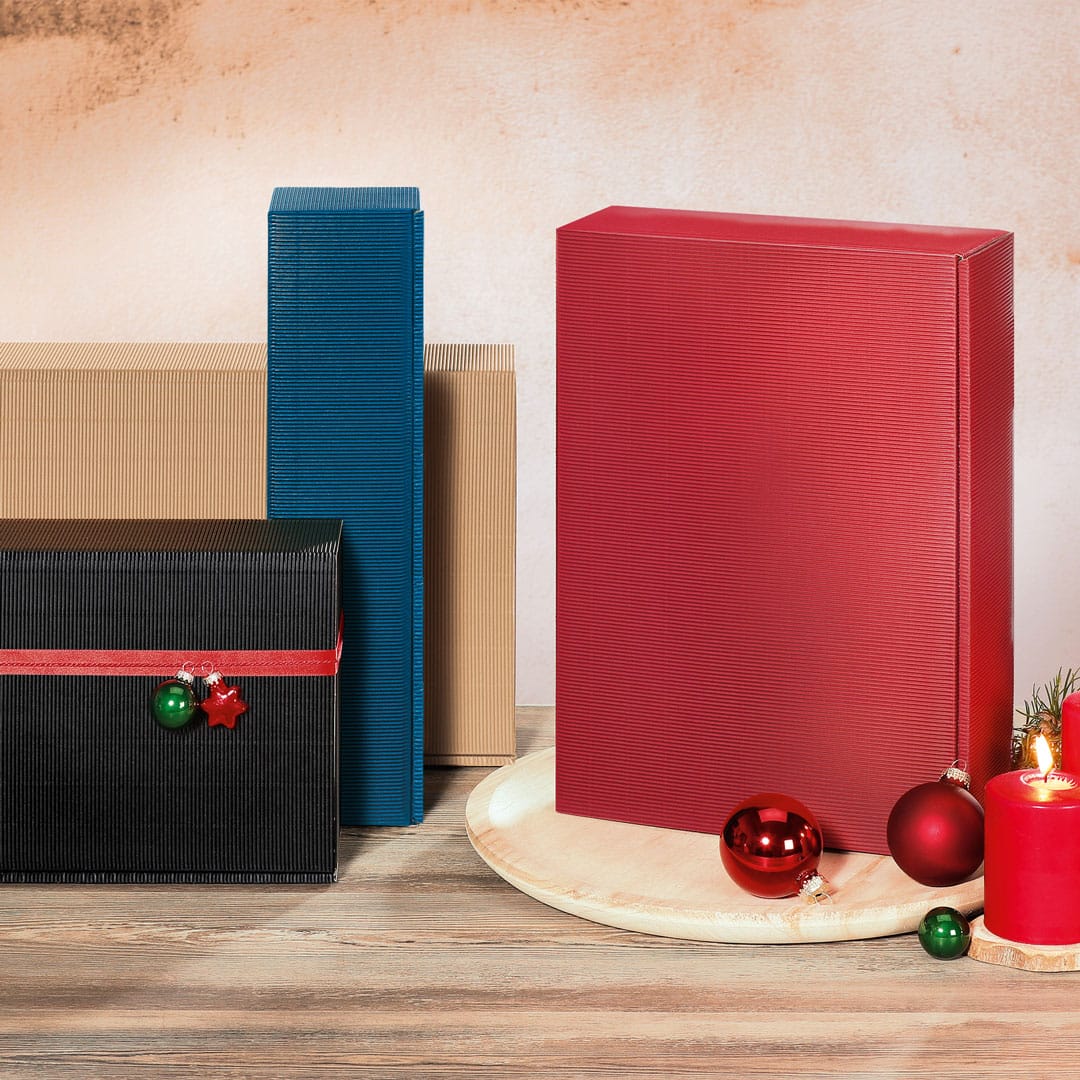 Präsentkarton - Schwarz - 1 x 0,75 l Präsentkarton - Schwarz - 1 x 0,75 l