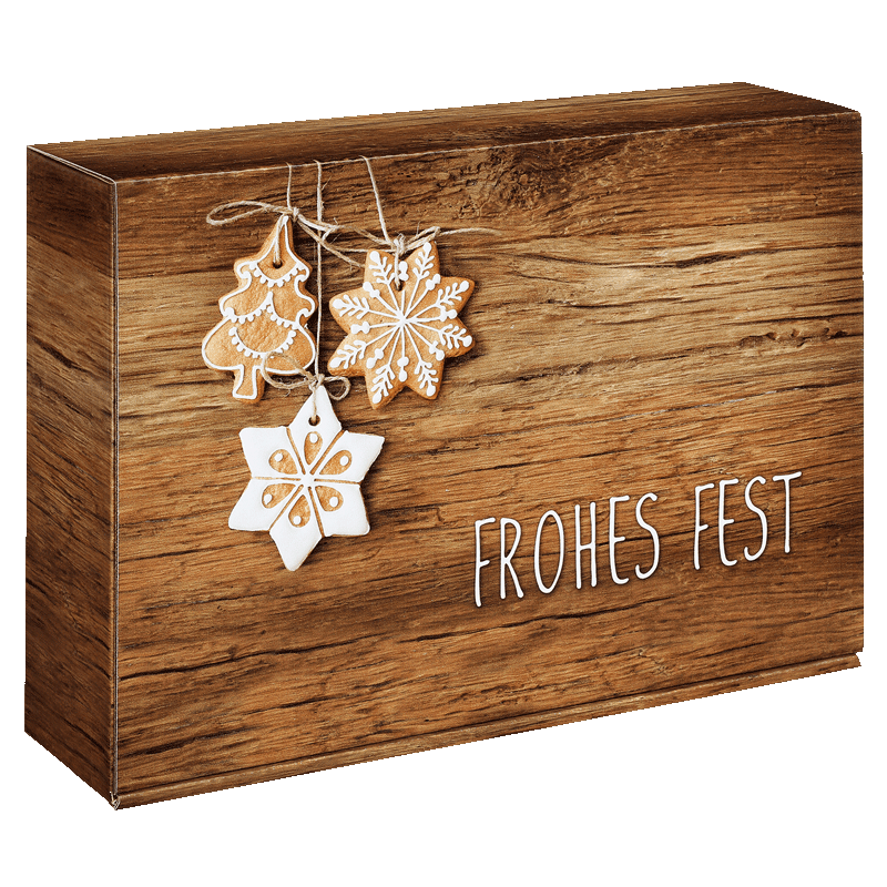 Präsentkarton - Frohes Fest - 3 x 0,75 l Präsentkarton - Frohes Fest - 3 x 0,75 l