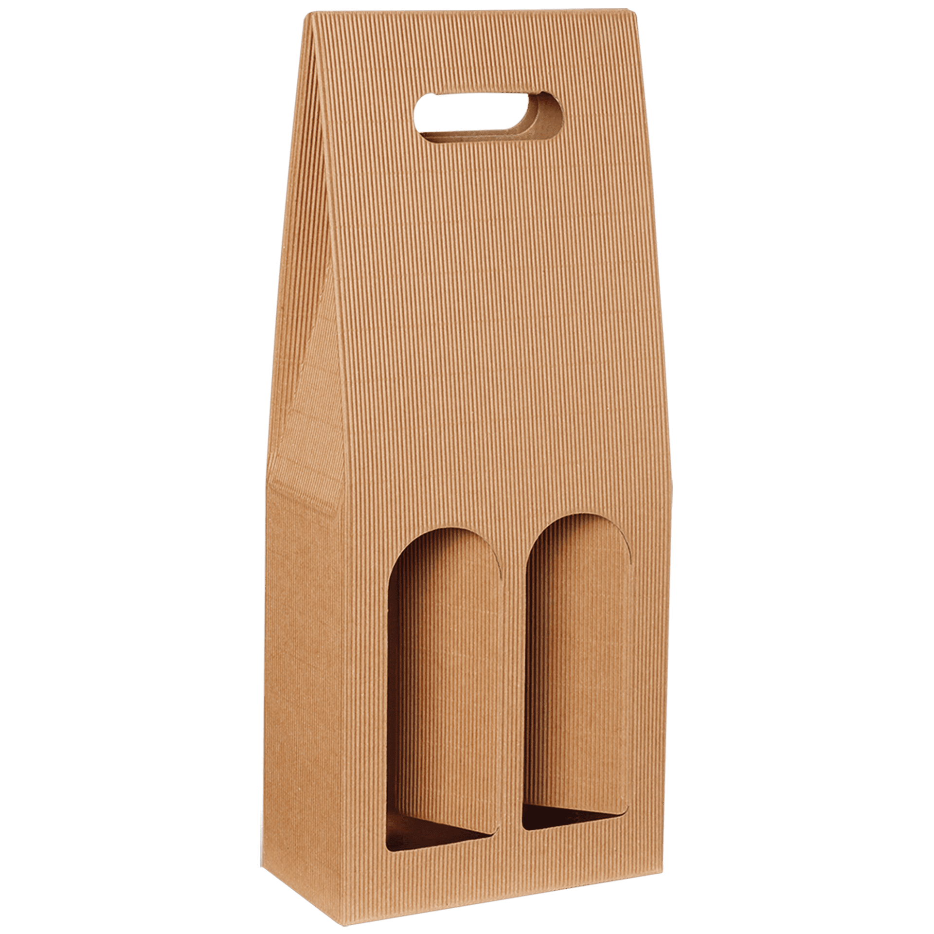 Tragekarton mit Sichtfenster - Natura - 2 x 0,75 l / 1,0 l