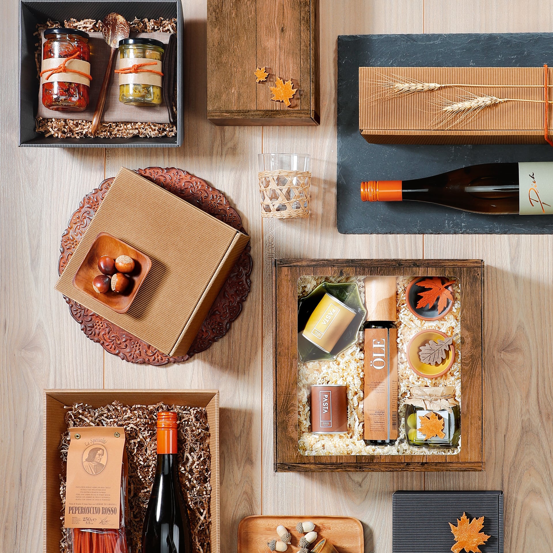 Geschenkbox  - Vintage - mit Sichtfenster groß