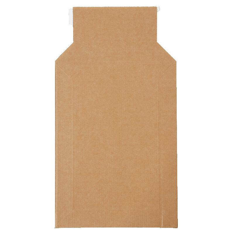 Versandtasche aus Wellpappe M in der Draufsicht