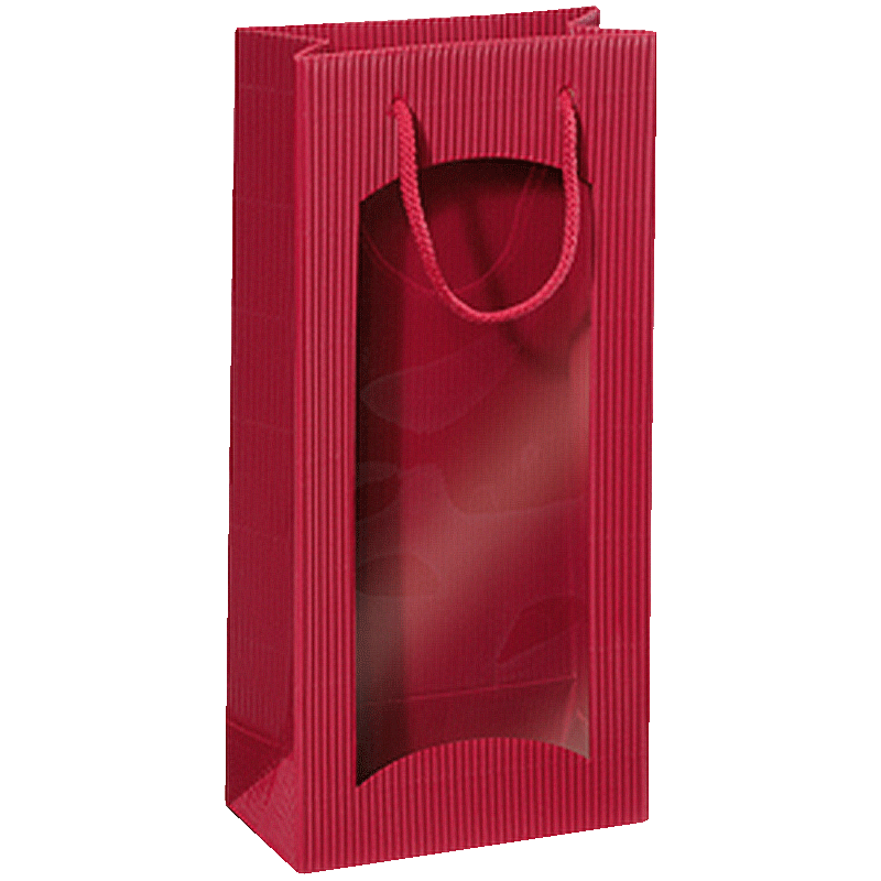 Geschenktüte - Bordeaux - 2 x 0,75 l / 1,0 l