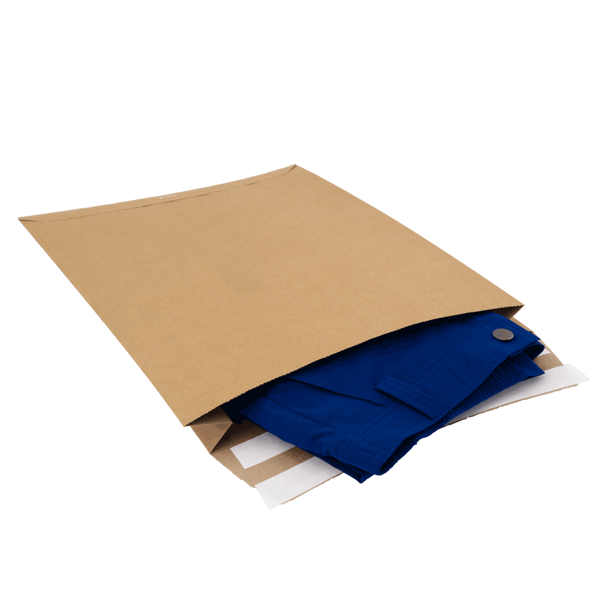 Versandtasche aus Papier S mit einer Hose