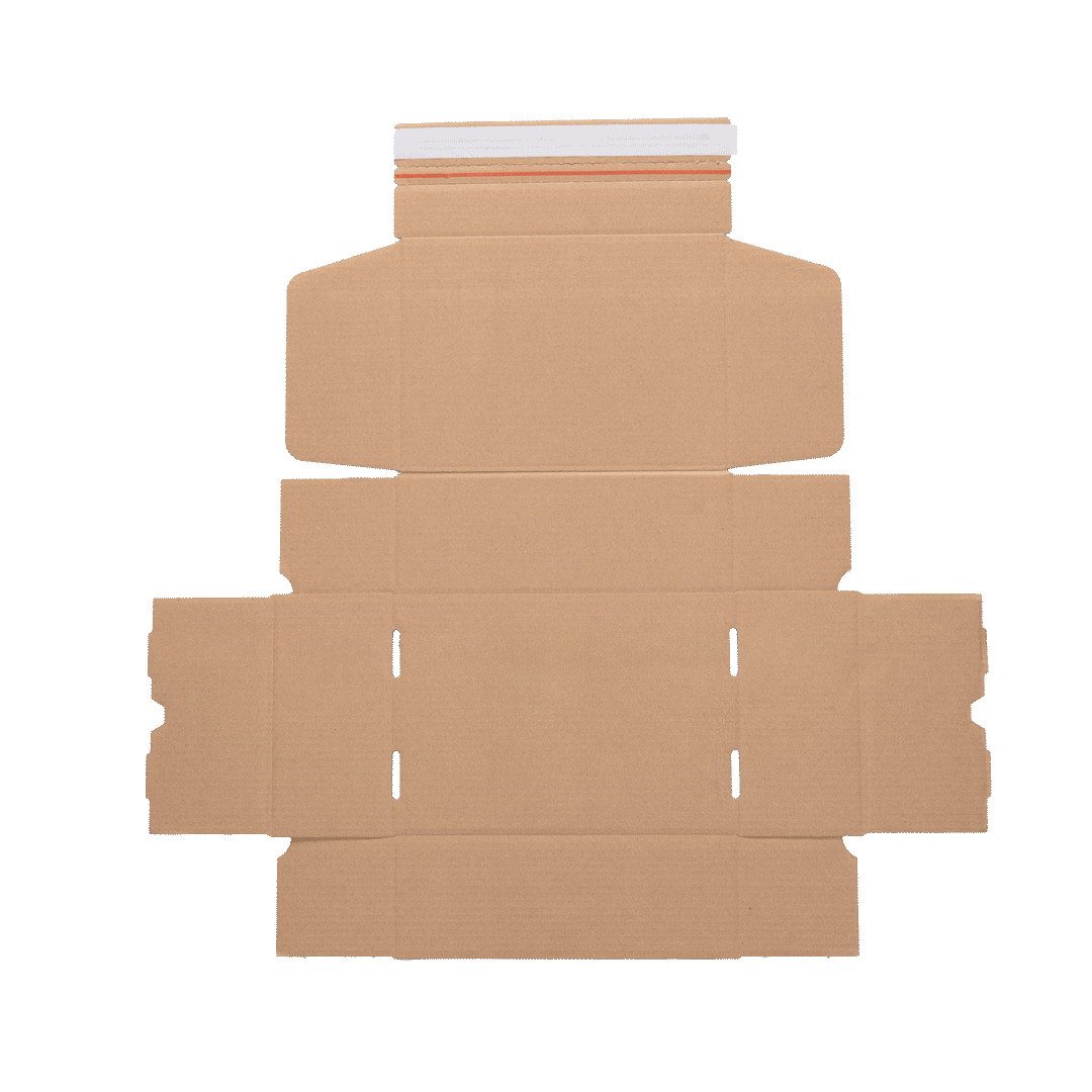 Versandschachtel Weiss Paperware 325x230x115mm flachliegend