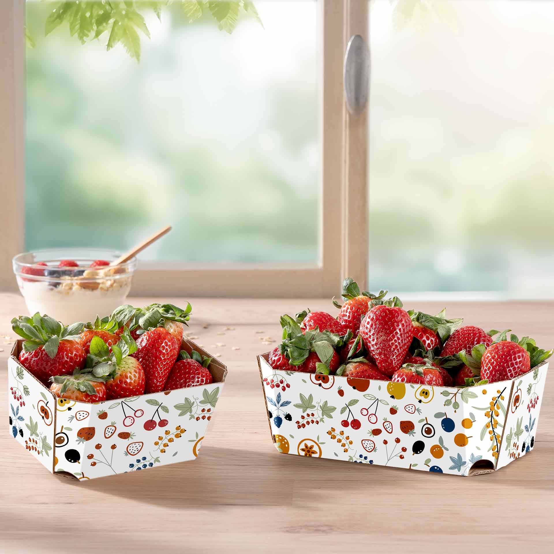 Beerenschalen mit Motiv Früchtemix
