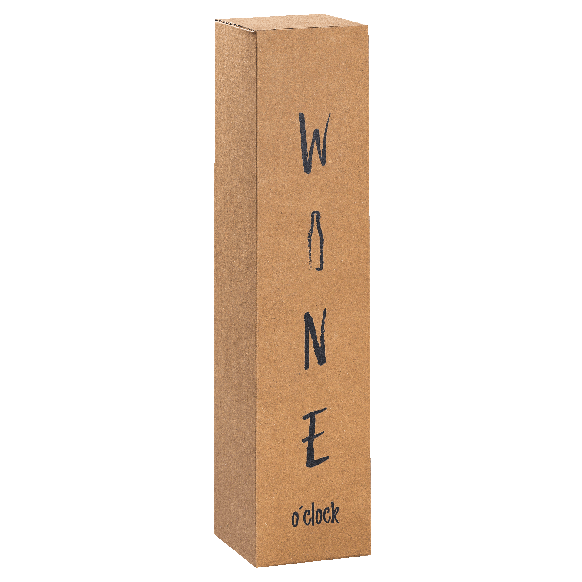 1er Faltschachtel mit Wine o Clock Motiv