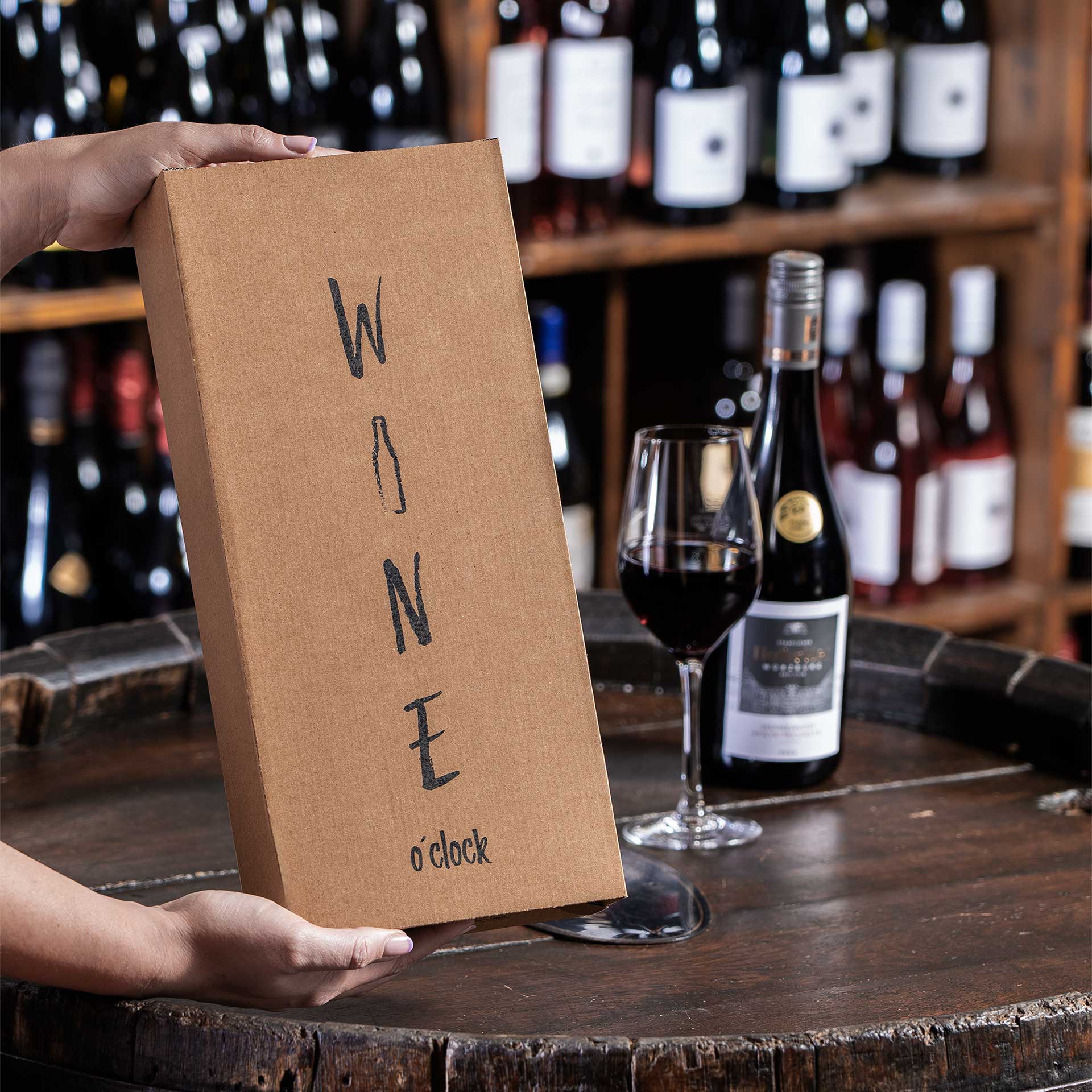 Faltschachtel - Wine o‘clock - 2 x 0,75 l
