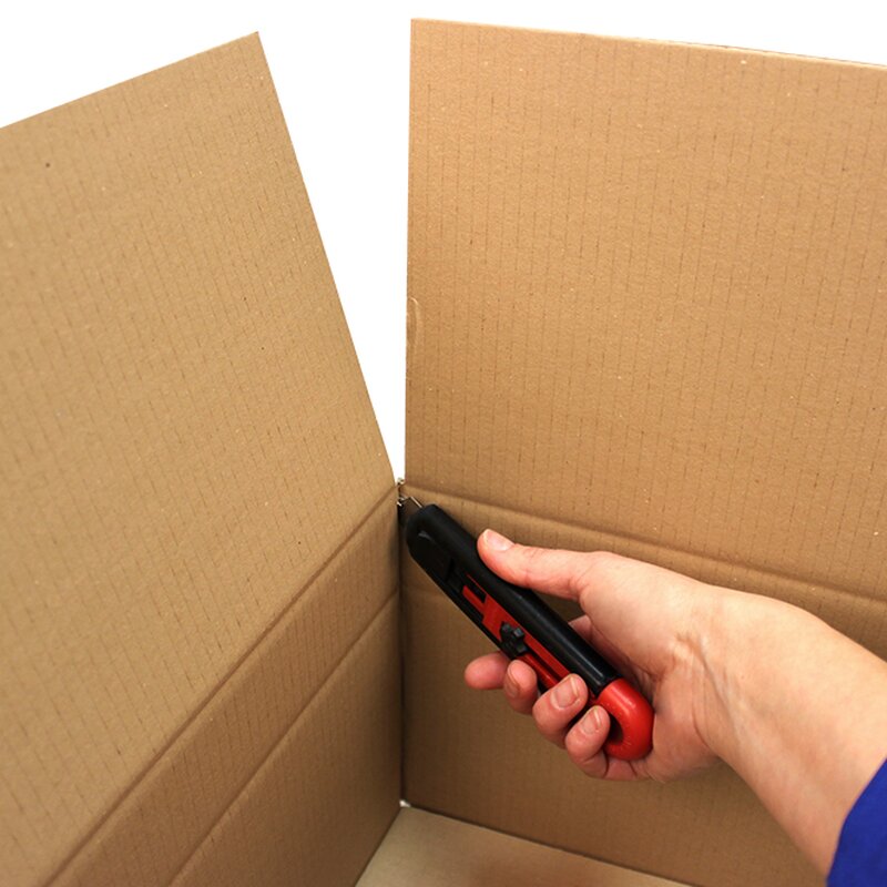 Faltkarton ab 600 mm Länge 1-wellig