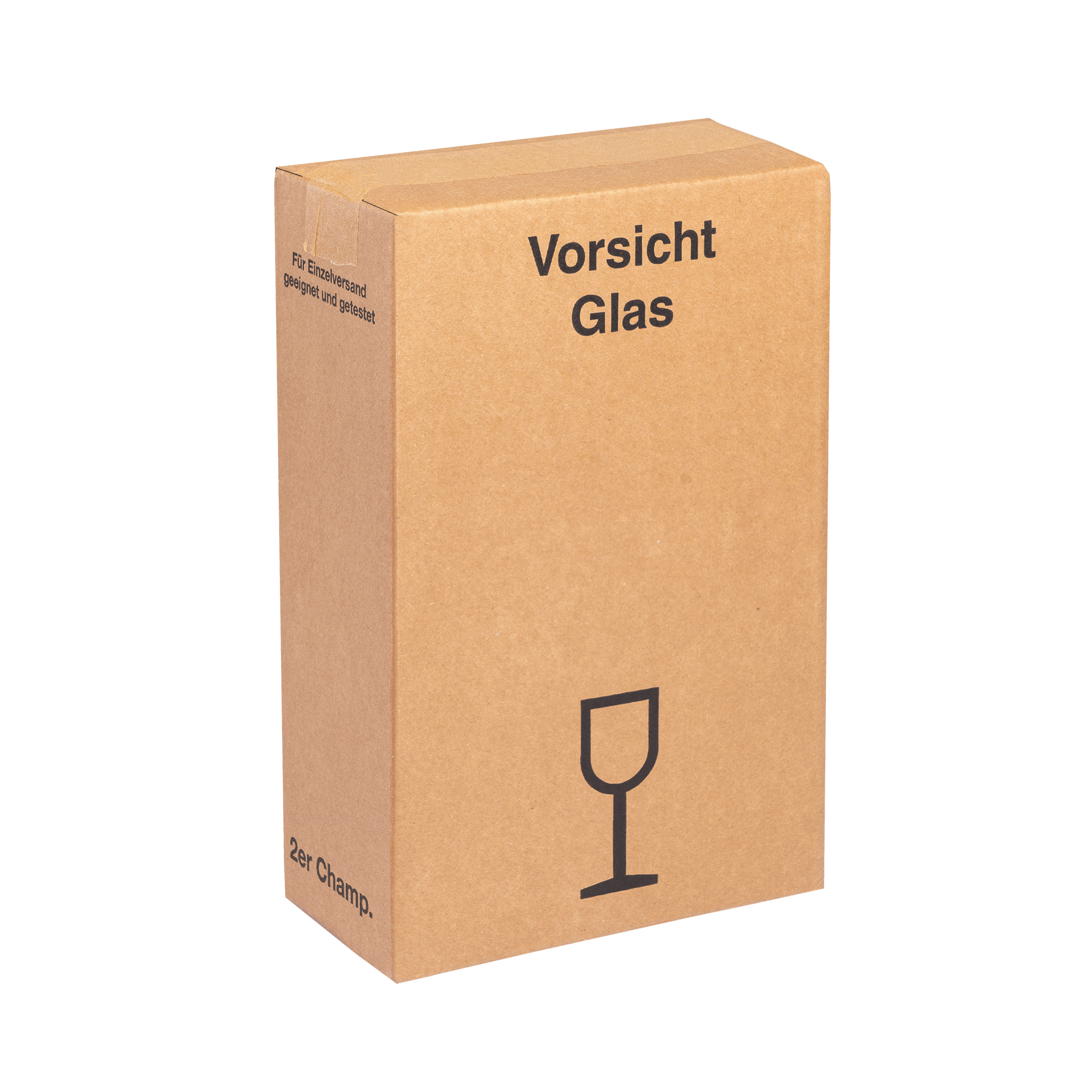 Versandkarton für den Präsentkarton Champagner  - 2 x 0,75 l