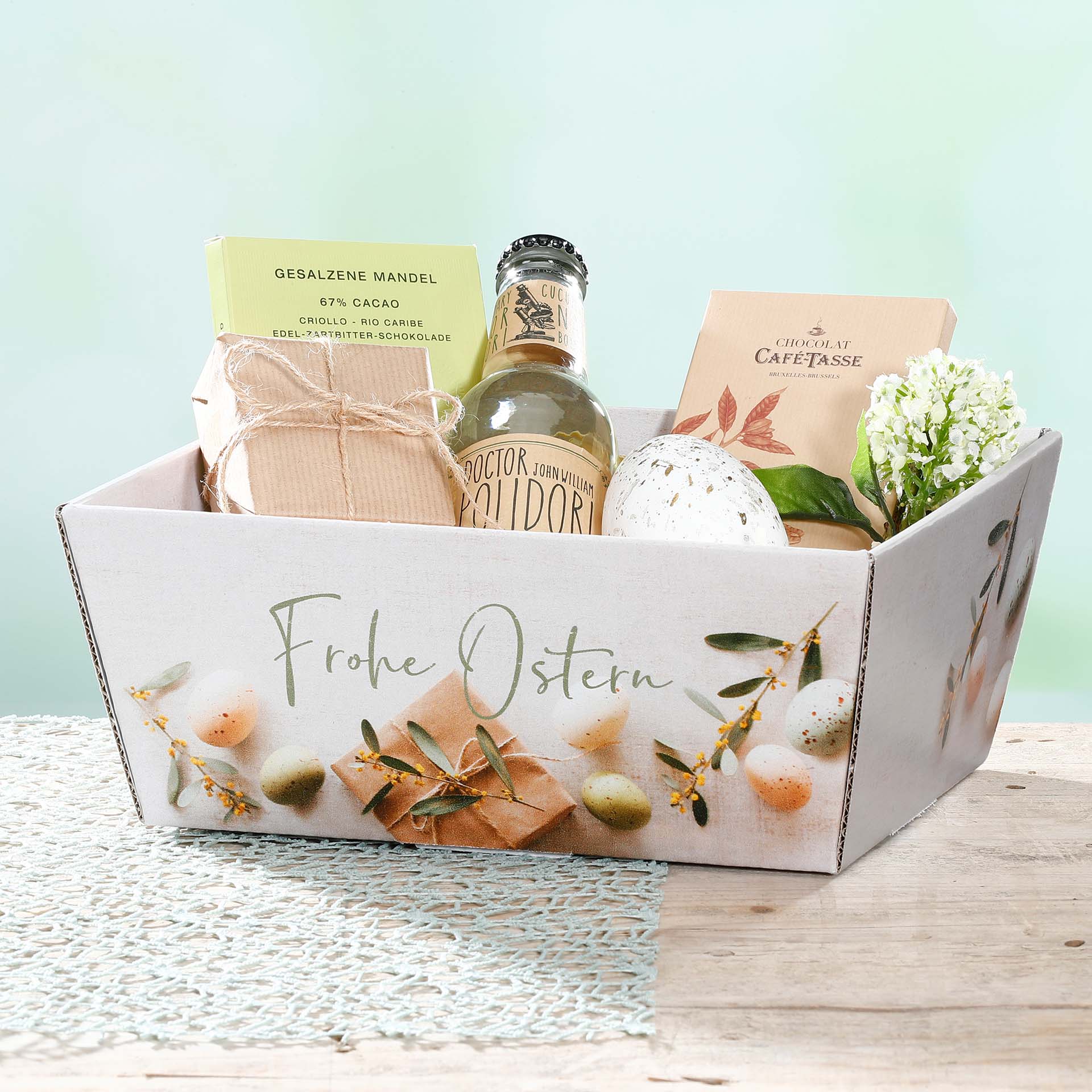 Präsentkorb Frohe Ostern mit Inhalt