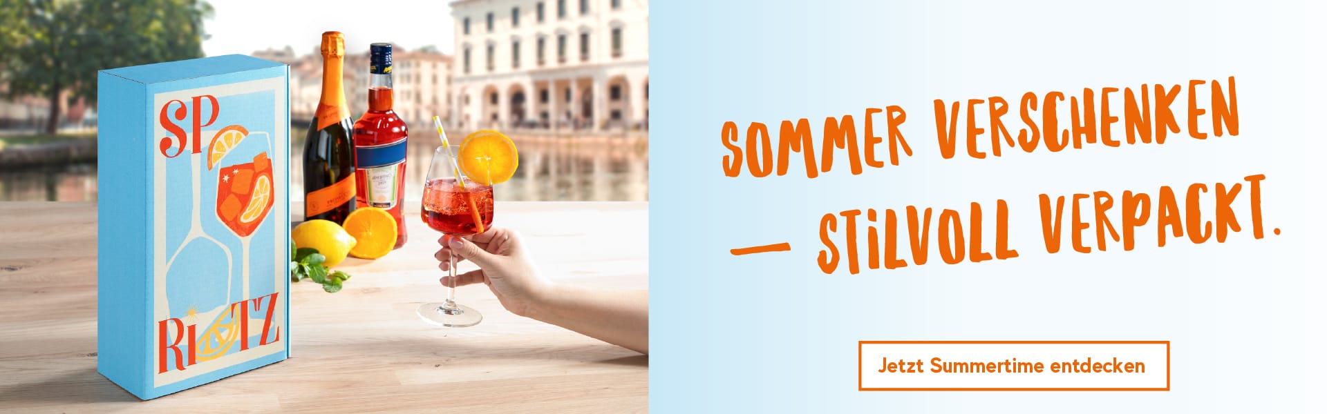 Bannerbild - Summertime Präsentkarton