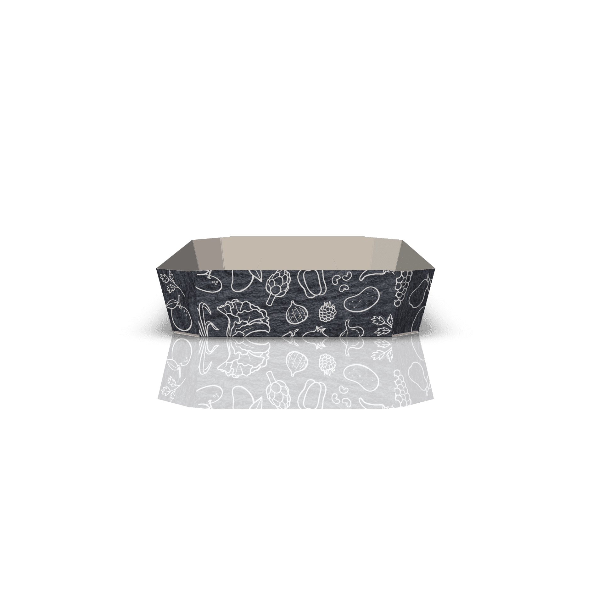 Gemüseschale Anthrazit