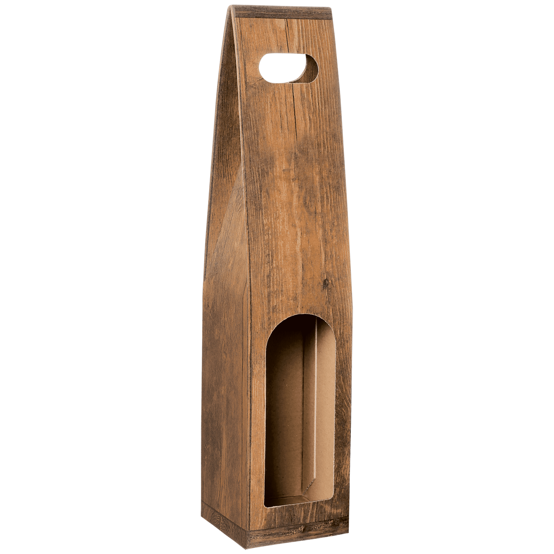 Tragekarton mit Sichtfenster - Vintage - 1 x 0,75 l / 1,0 l