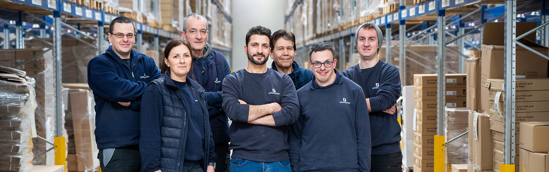 Gruppenbild der Fulfillment-Mitarbeiter