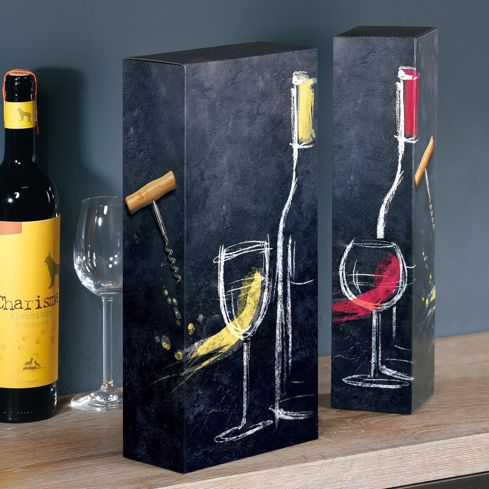 Faltschachtel - DiVino - 1 x 0,75 l
