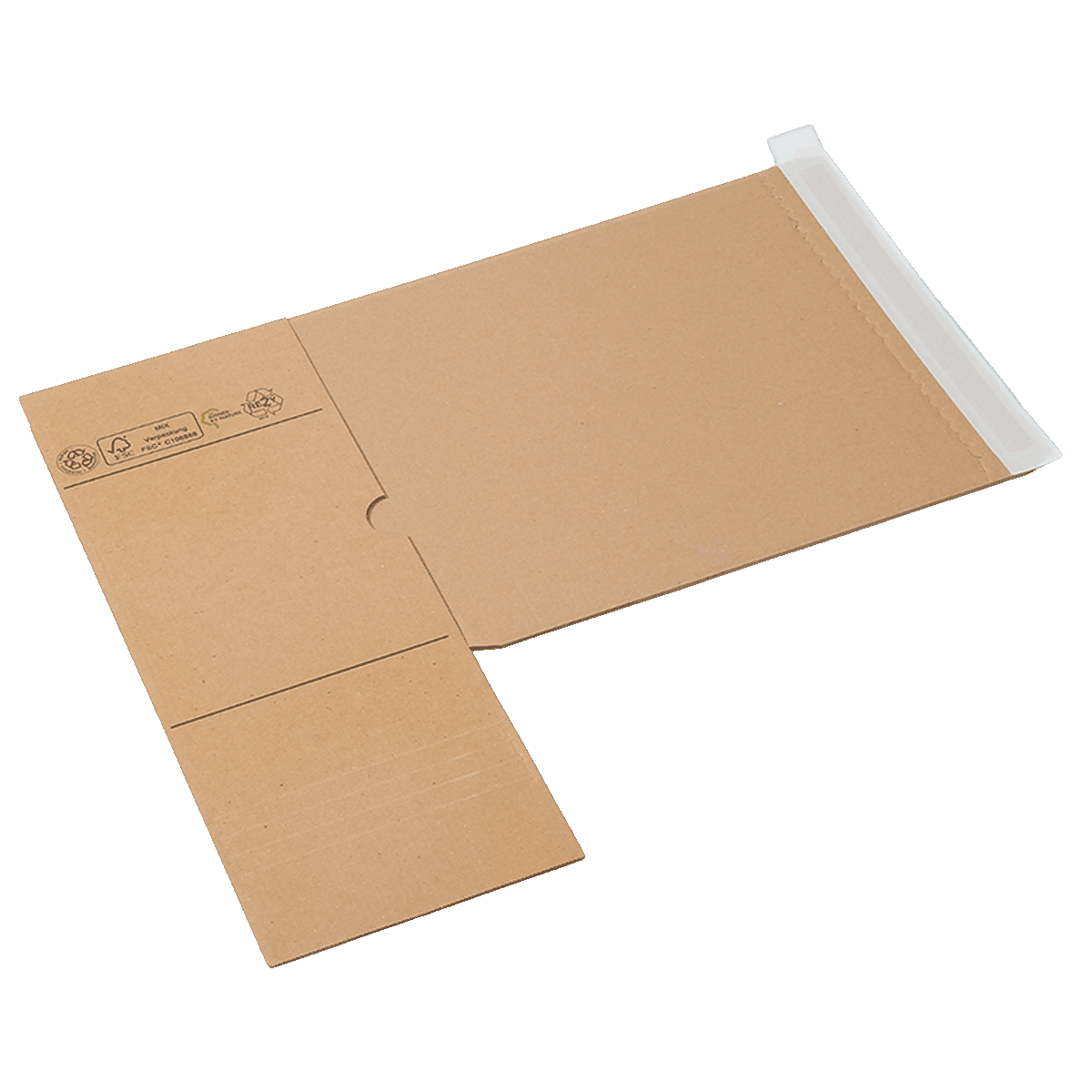 Buchverpackung Extrasafe liegend
