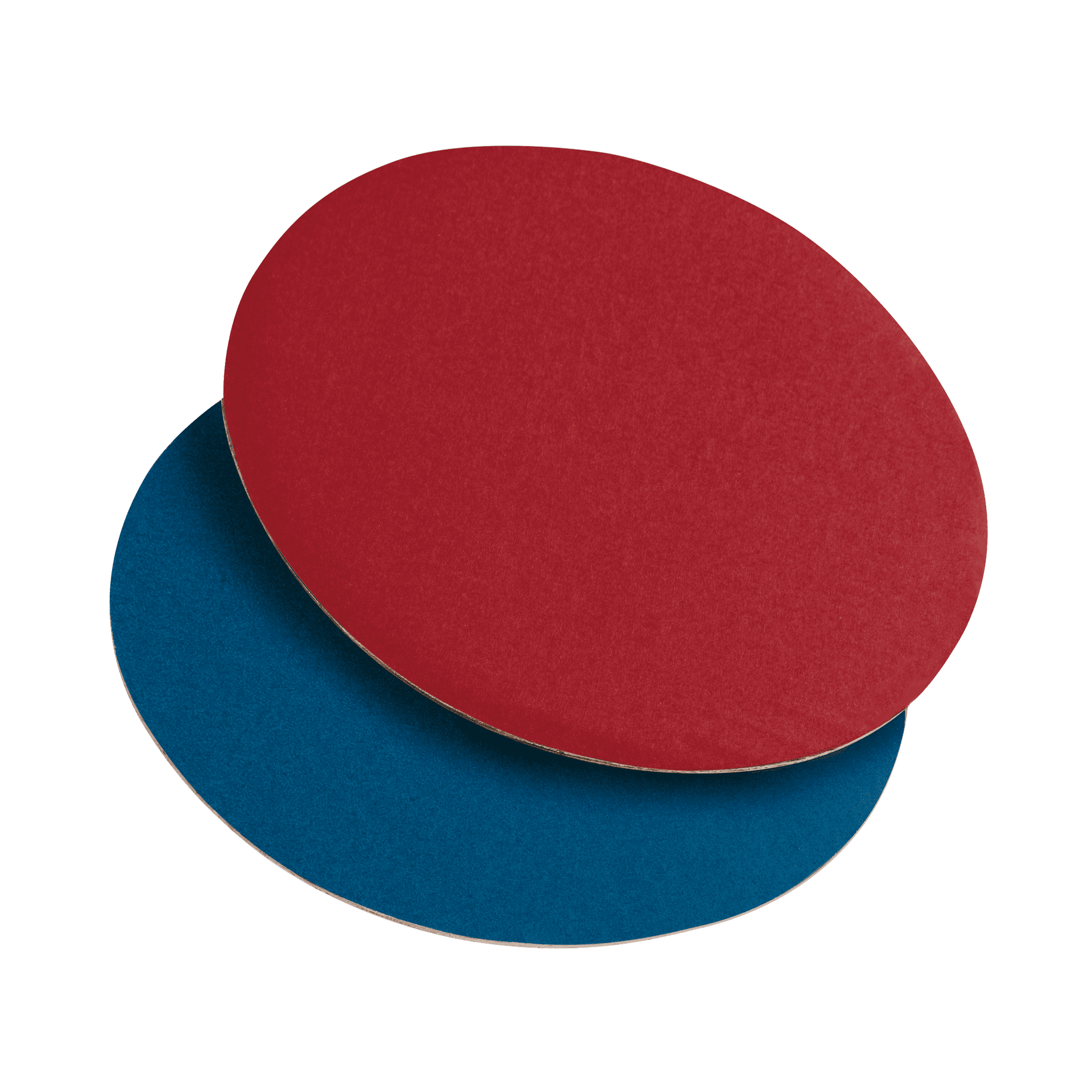 Dekoplatte - Saphirblau / Bordeaux - klein