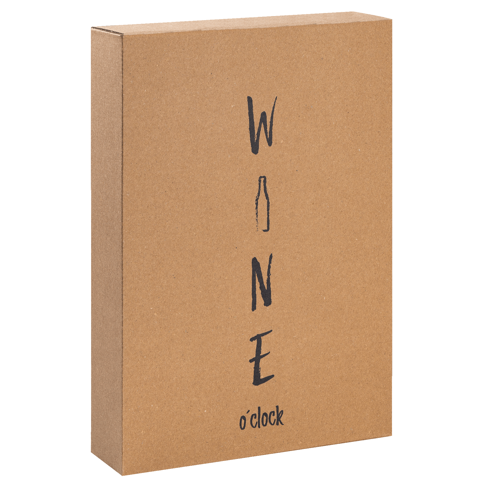 3er Faltschachtel mit Wine o Clock Motiv
