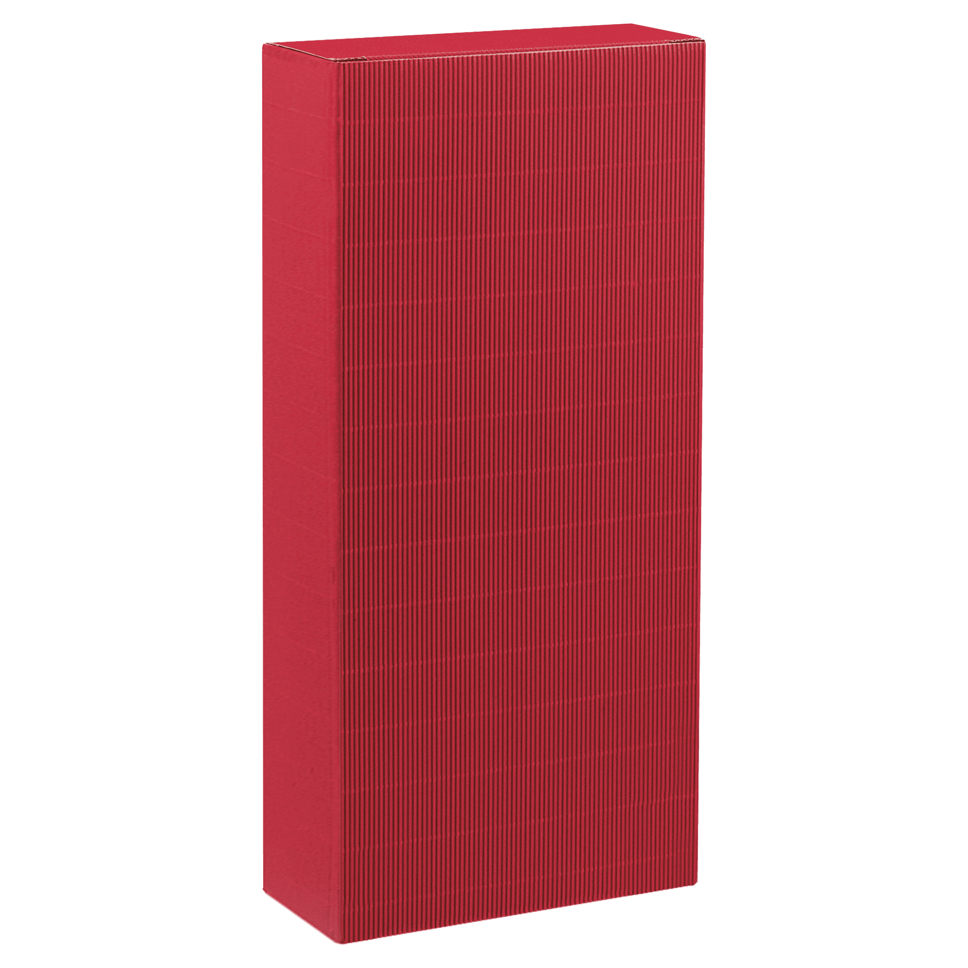 Faltschachtel - Offene Welle - Bordeaux - 2 x 0,75 l