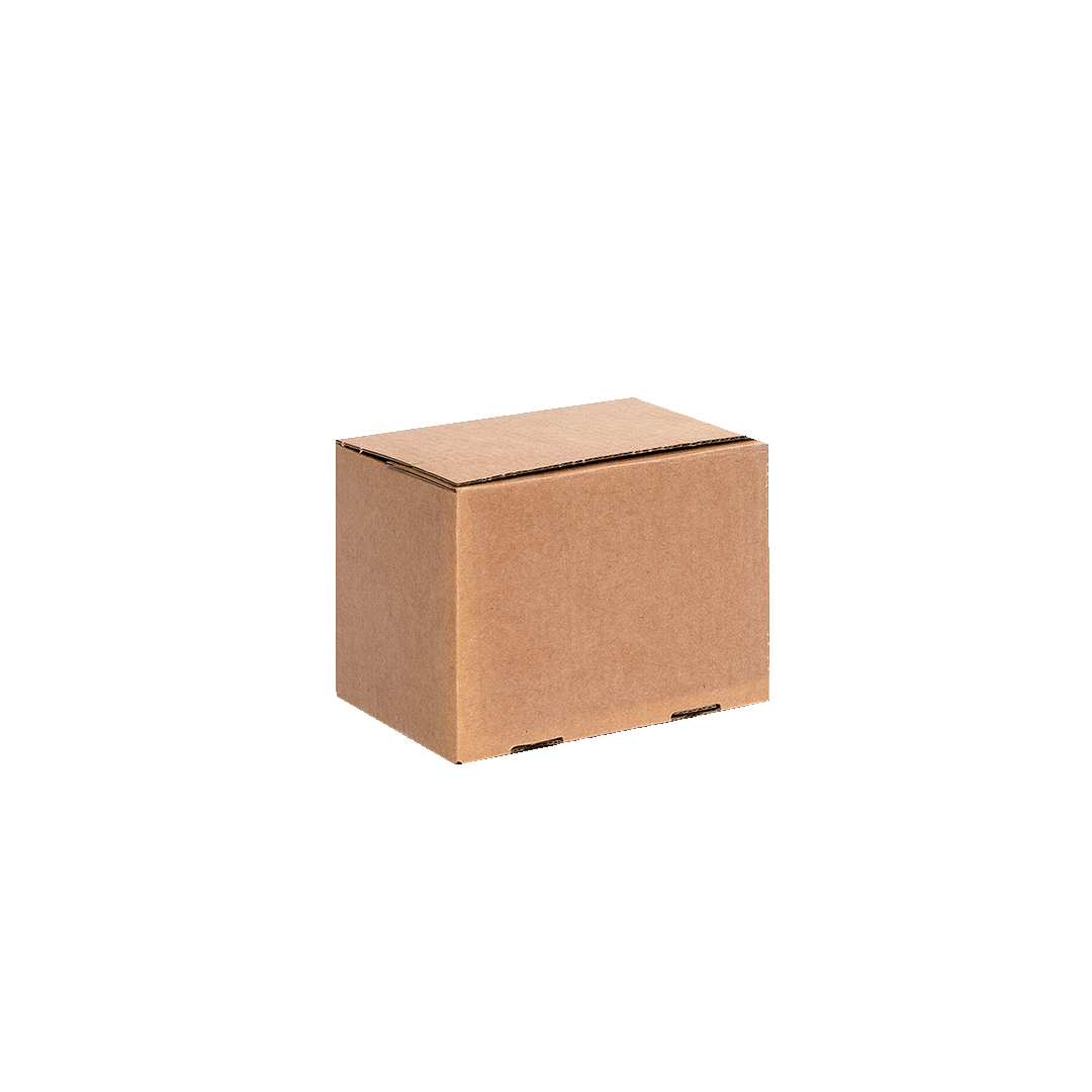 Blitzkarton braun 200x150x150mm Produkt geschlossen