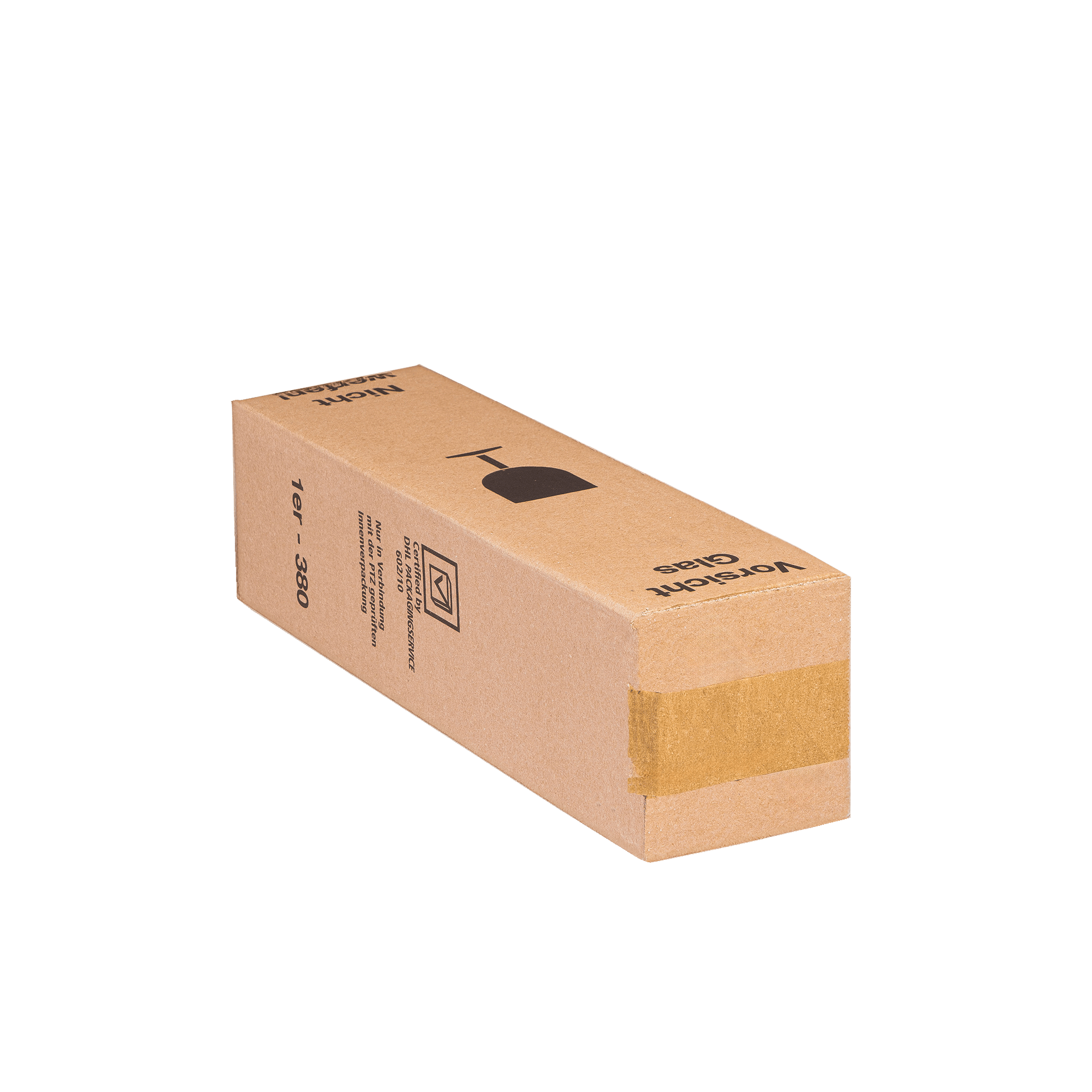 Versandkarton für den Präsentkarton Champagner  - 1 x 0,75 l