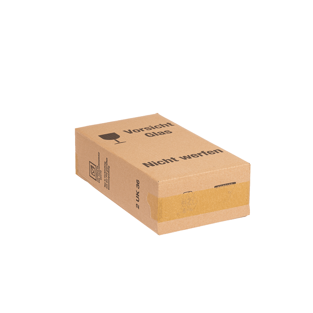 Versandkarton für den Präsentkarton - 2 x 0,75 l