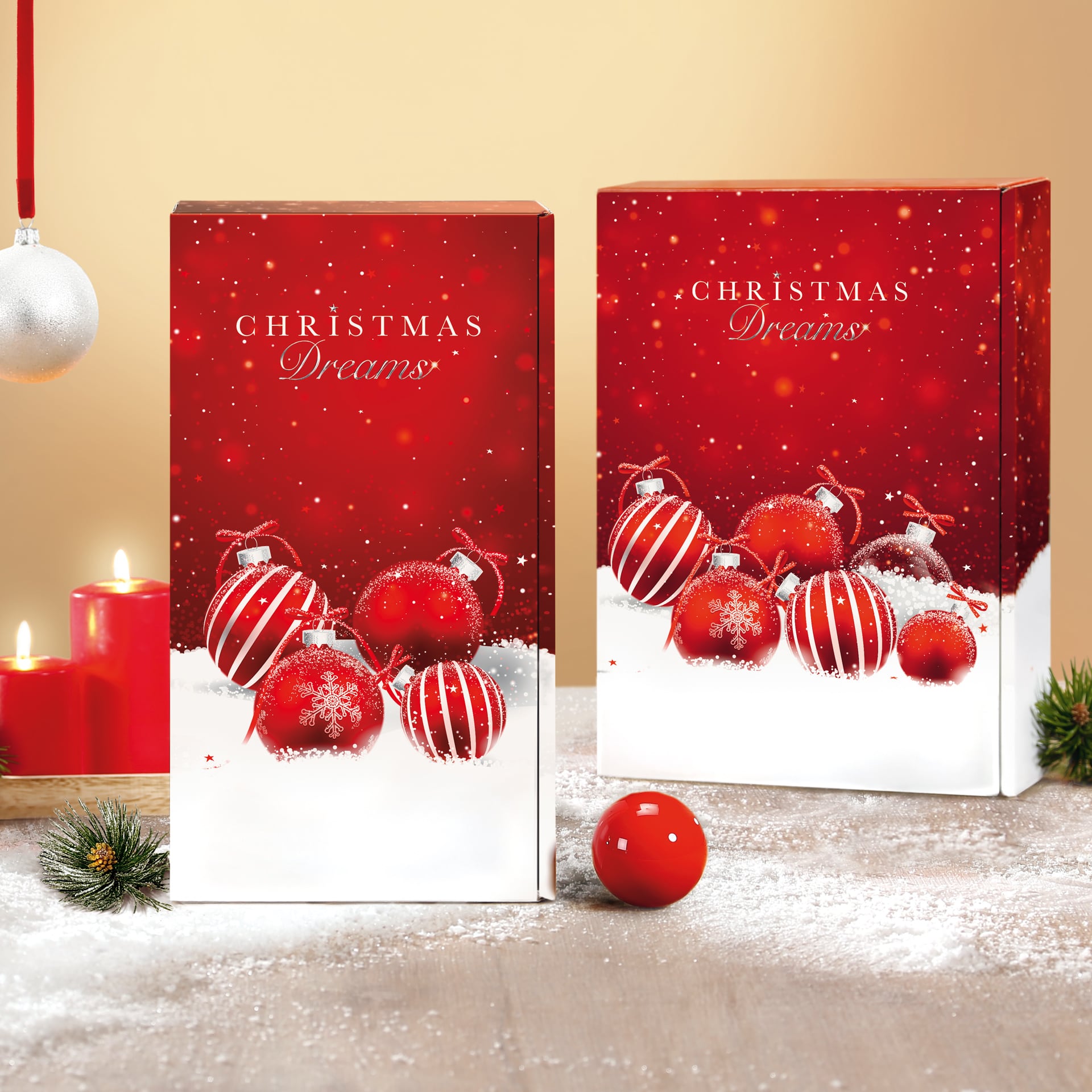 Präsentkarton - Weihnachtstraum - 3 x 0,75 l Präsentkarton - Weihnachtstraum - 3 x 0,75 l