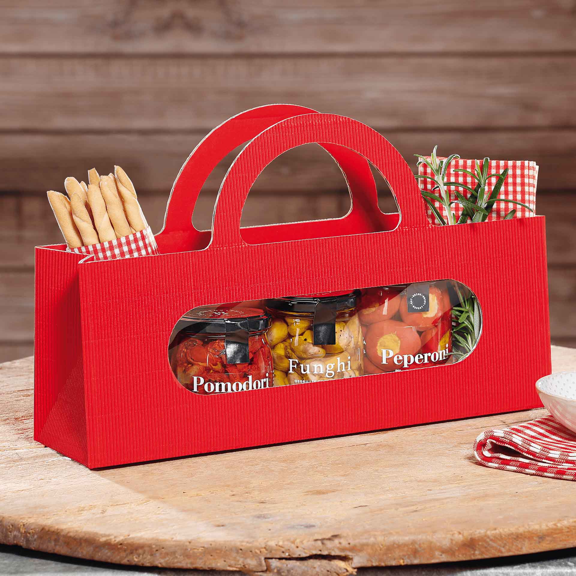 Tragetasche Style Rot