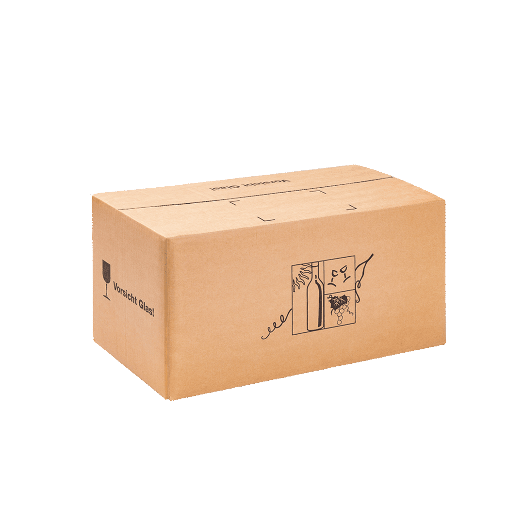 Versandkarton für den Präsentkarton - 4 x 0,75 l